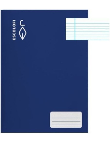 PAQ 10 LIBRETAS AZUL 4º 32H 70G PAUTA MONTESSORI 35 C M